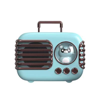 Милый ретро Bluetooth динамик Мини багажный мини динамик Креативный винтажный милый маленький динамик зеленый