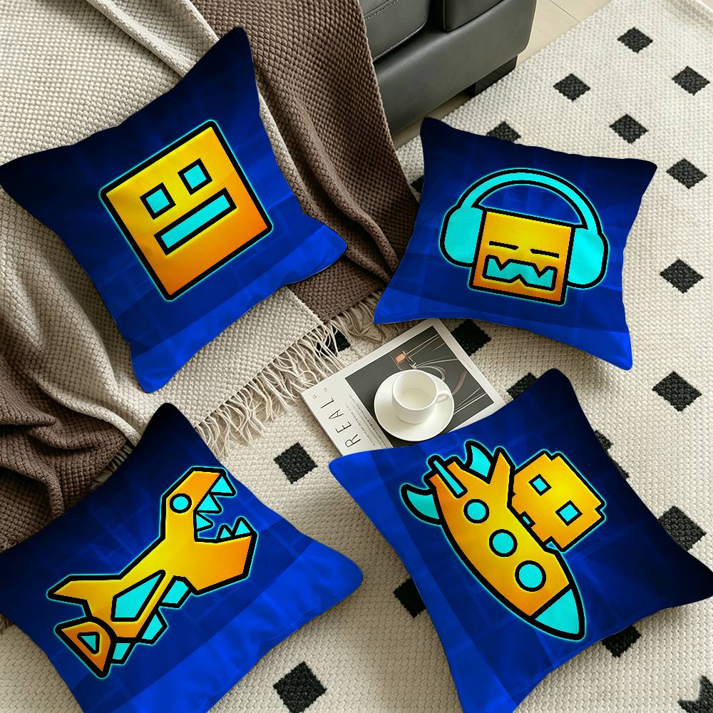 Game GGeometry DDashS Personalized picture text home decorative pillows Household Gifts xcm