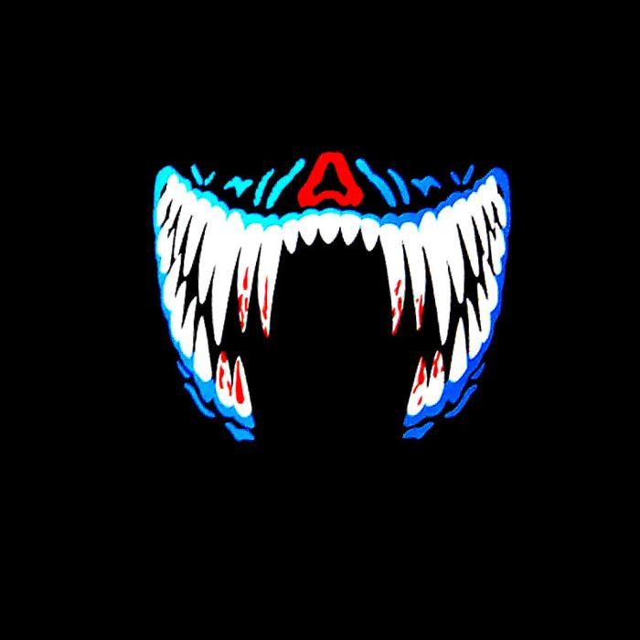 Светодиодная маска монстра - BigBuy Carnival