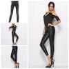 Women Pants Slim High Waist Leggings New Korean Fashion Casual Imitation Leather Fit Solid Female Pantalon Trousers