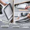 [.co.jp Exclusive] RULAYMAN Folding Bucket/Laundry Basket/Washing Tub, 15L, Space-Saving Design with Handle, Lightweight Material, Eco-Friendly, Multi