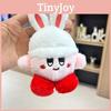 Kirby Doll Plush Keychain Stuffed Animal Adorable Gift Car Accessory Decoration