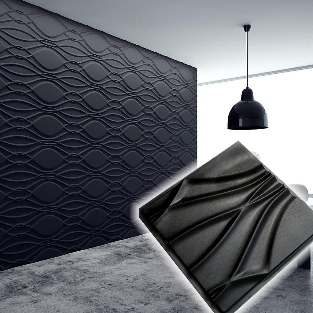 3D стеновая панель Форма для гипсовой, гипсовой или бетонной плитки для декоративных стеновых панелей "Милан"