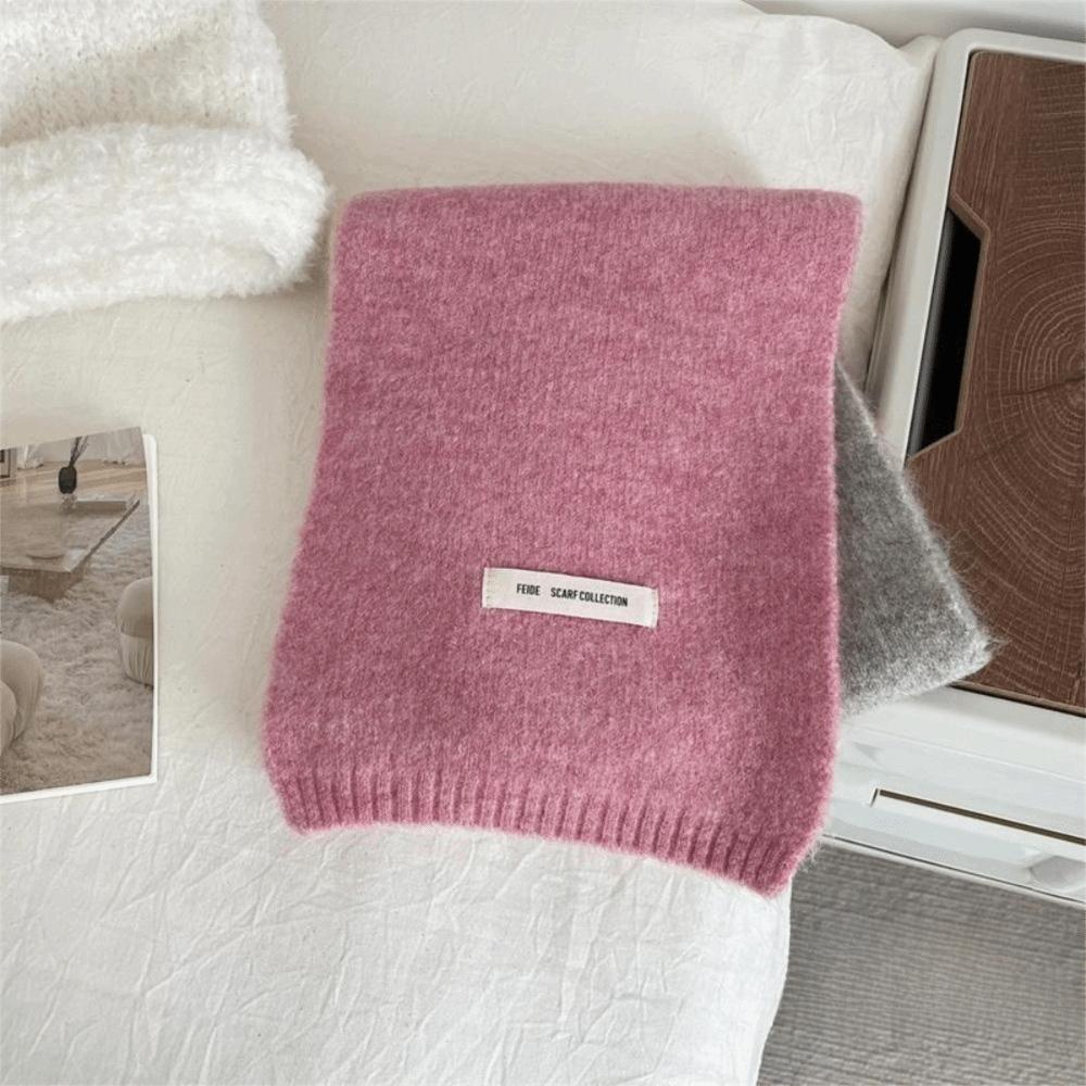Neckwarmer Cashmere Shawl Wraps Winter Neck Scarf Temperament Patchwork Color Scarf Female/Girls