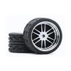 Scale Custom Wheels CARLOMO Approximately for Miniature 1/64 (1 Set) N022, 11.0mm, Cars, Etc. [Used]