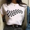 Female Tee-Shirt Custom T-Shirt Geometric Anime Printed Harajuku Street Style Vintage Clothes Fashion Oversized Tops Girls