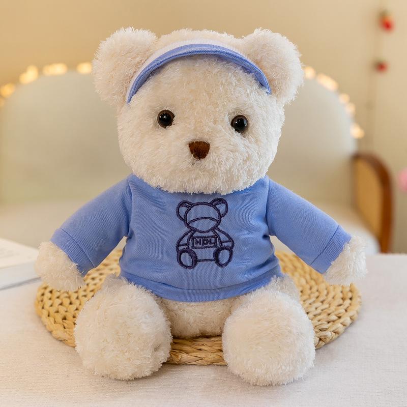 Cartoon Bear Plush Toys Dressed In Bear Doll Children Comforting Doll Decoration Gift Ornaments