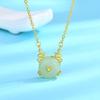 Ожерелье с подвеской Zhaocai Hetian Jade для женщин Clarbone Chain Niche Advanced Sense Gift для подруги на день рождения