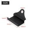 Black Rectangle CNC Motorcycle Gauge Mount Bracket Water Temp Volt Meter Holder