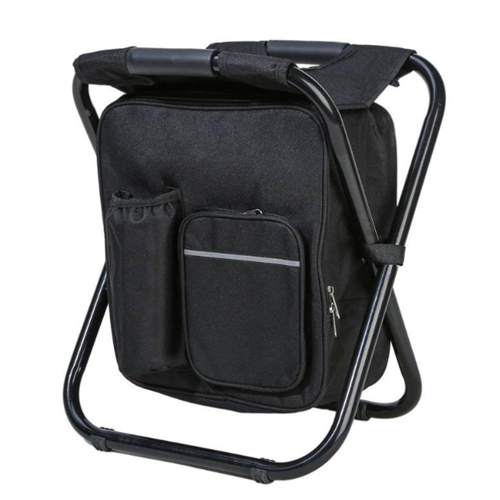 Strong Load-bearing Smart Fishing Chair with Cooler Bag Sports Folding Chair Picnic
