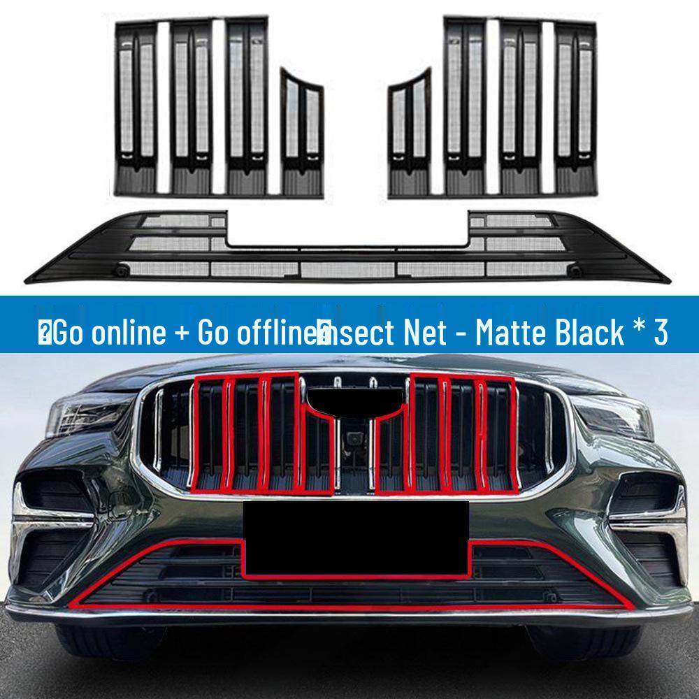 Защитная сетка радиатора Geely Emgrand 5-го поколения: Легко крепится, разборка не требуется