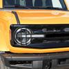 Black Exterior Front Headlight Decor Trim Cover Guard Frame For ford Bronco 21+