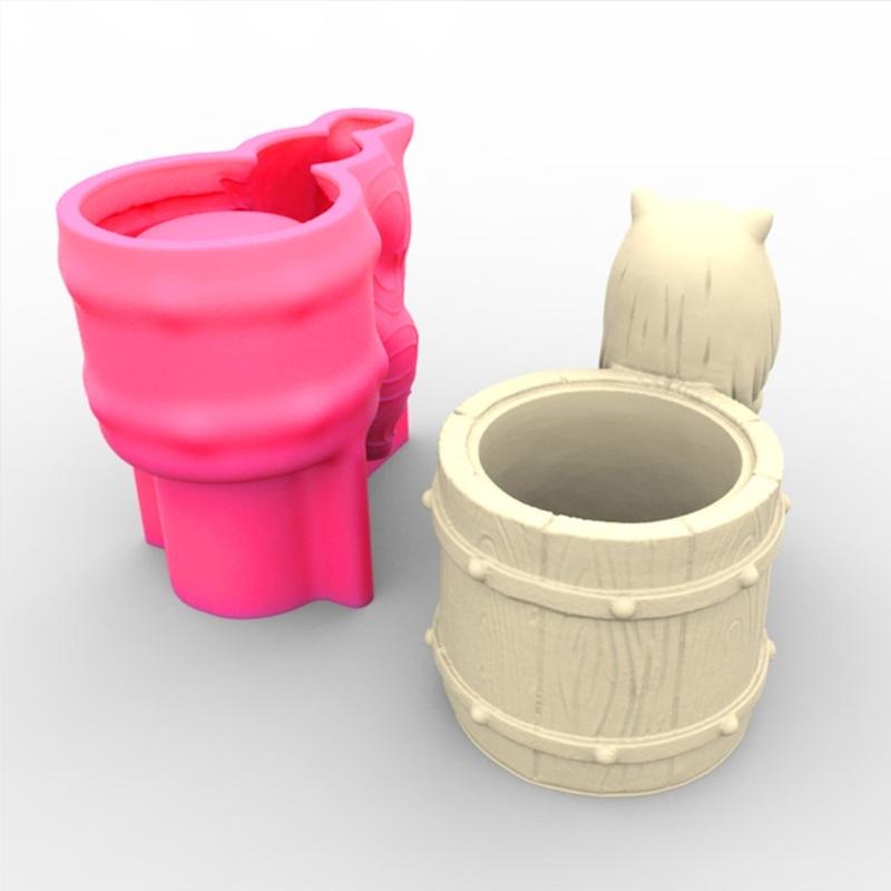 Succulents Flower Resin Silicone Mold Suitable for Garden Concrete Flower Candle Holder Crafts Home Decor