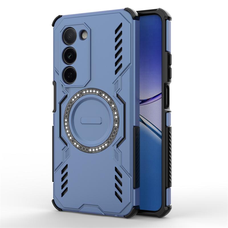 For Oppo A5 4G Case Oppo A5 4G Global Anti-knock Magnetic Adsorption Wireless Charge Back Cover For Oppo A5 4G Case 6.67 inch