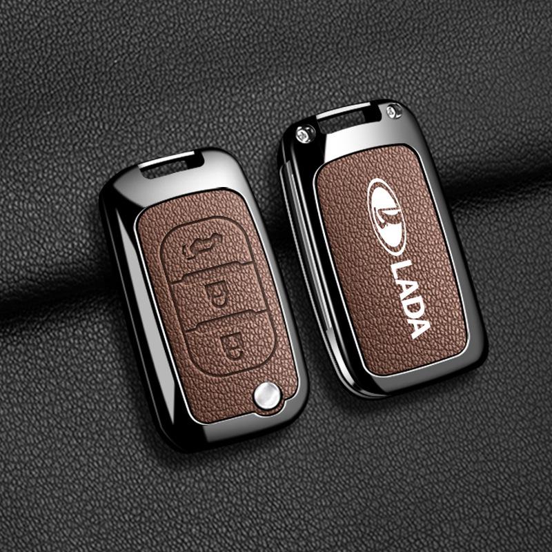 Совместимо с чехлами для ключей Lada: Подходит для Granta, Vesta, Ragnasi X-ray и пряжек в металлическом корпусе.