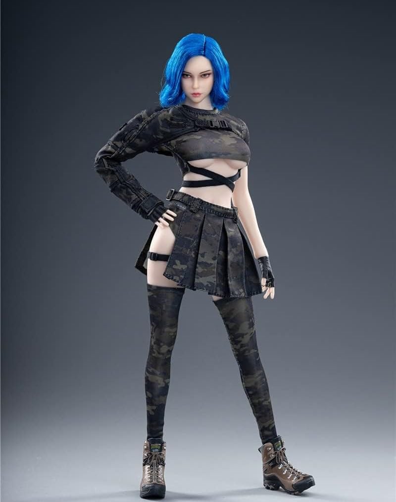 Игрушки Хобби Масштаб Фигурка TBLeague Body Fire Girl Игрушки Вооруженная девушка Серия Камуфляж Вооруженная девушка Красивый комплект одежды Оружие и перчатки Не &