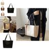 Stylish Retro Minimalist Pu Tote Bag For Women With Spacious Design For Everyday Use