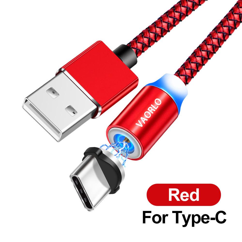 VAORLO Магнитный зарядный кабель, вращающийся на 360°, модное зарядное устройство, USB-кабель для легкой зарядки для Iphone, Huawei, Android, Samsung, зарядный кабель