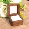 Luxury Rings Bearer Box Square Jewelry Organizer Portable Rings Display Case  Propose