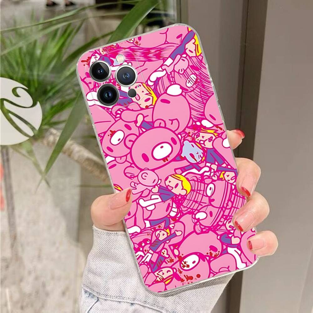 Милый G-Gloomy B-Bear Для IPhone 17 16 16e 15 14 13 12 11 Pro Max Mini Plus Чехол для телефона