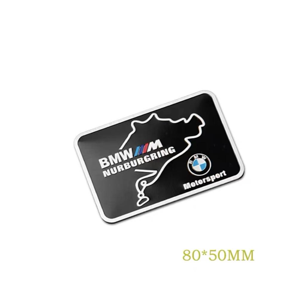 Metal Sticker Body Trunk Decal Emblem Badge Racing Style Exterior Modified Parts For BMW X1 X2 X3 X5 X4 X6 X7 iX3 F20 F10 F07 E7 WM0