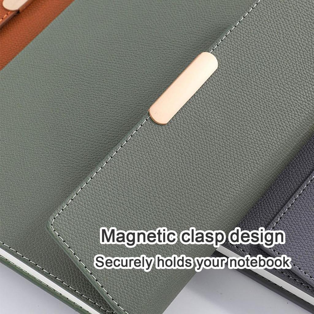 Блокнот из плотной кожи формата А5, тетрадь для записей предметов для учащихся, журнал рабочих совещаний, ежедневник на пряжке, журнал путешествий, 96 листов, 192 страницы