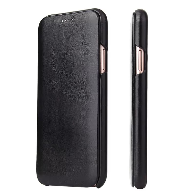 LANGSIDI Роскошный Магнитный Флип-кейс Для iPhone 16 15 14 13 12 11 Pro Max 7 8 Plus X XS XR Натуральная Кожа 360 Полная Защита Чехол