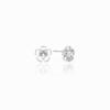 Серьги-гвоздики Minigold Silver Daily Camellia Mem22075