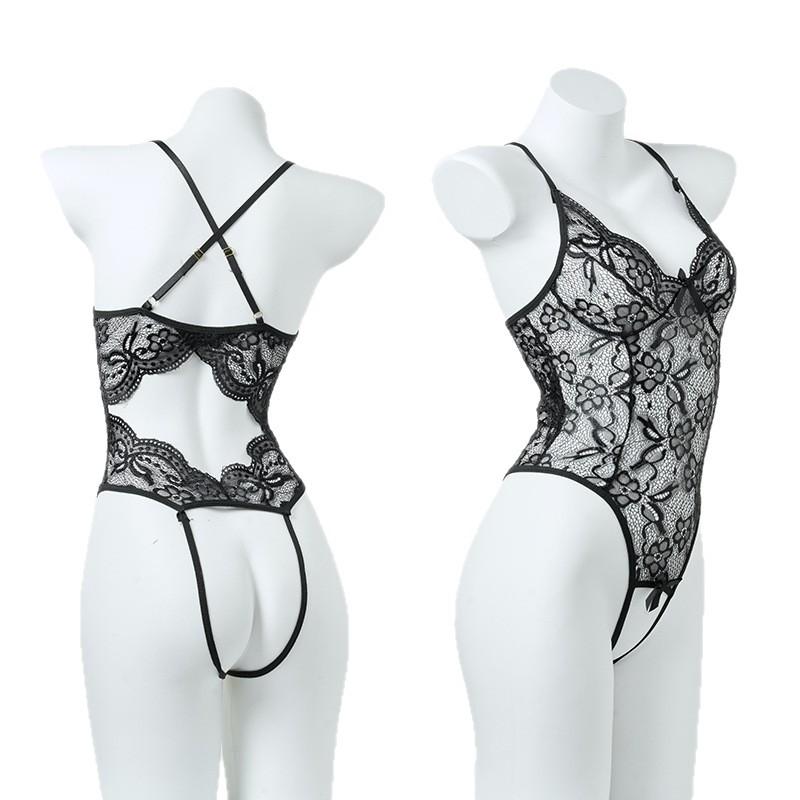 Эротическое нижнее белье, сексуальный кружевной шарм, цельный открытый файл, свободный от горячего, чистое желание