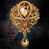 The Latest High-grade Diamond Glass Brooch Pendant Female Fit Glass Explosion Models Brooch