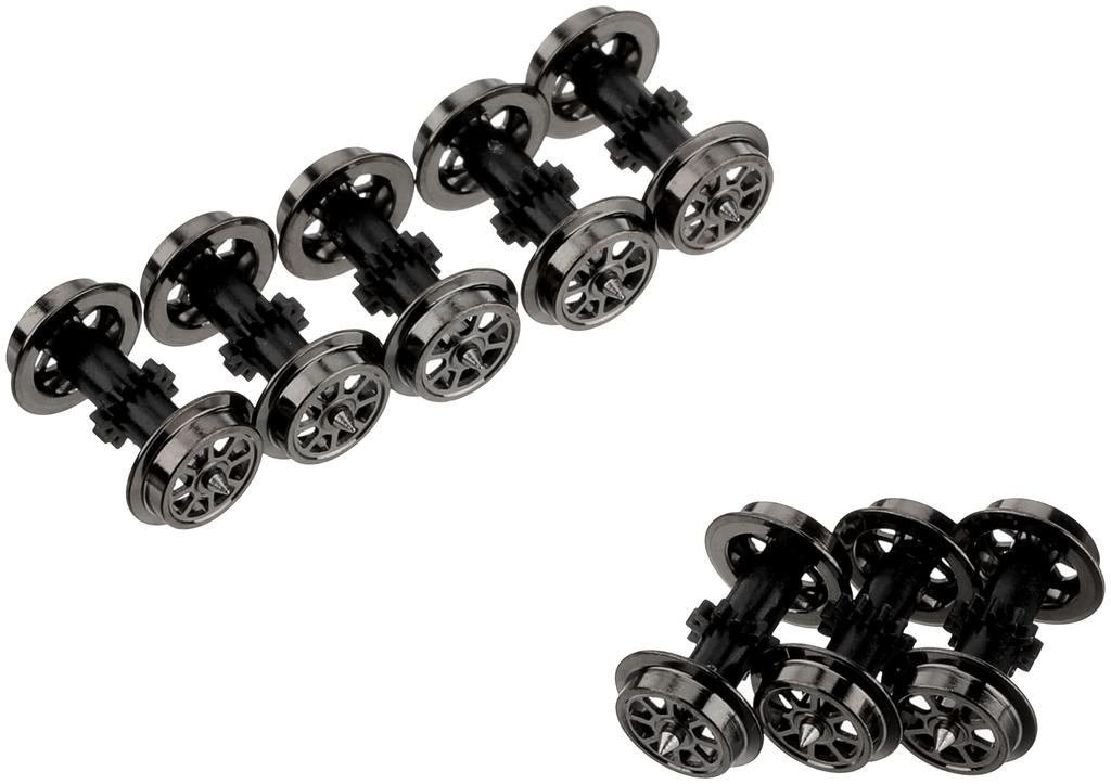 KATO Колёса со спицами старого образца для национальной железной дороги колеи N для M, 8 штук, 11-608, принадлежности для железной дороги-макета