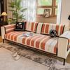 Зимний чехол из синели в полоску для кошек Funda Sofa Mats Living Home Non-Slip Sofa Cushion Couch Sofa Covers