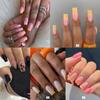 Press On Nails Manicure Tool Artificial Fake Nails Nail Tips Square Head False Nails Wearable
