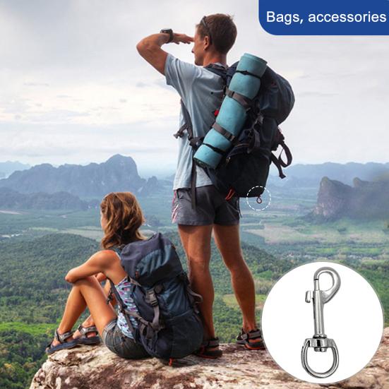 4 шт./компл., поворотный зажим для флага, сверхпрочный цинковый сплав, устойчивый к атмосферным воздействиям поводок для домашних животных, пряжка, флагшток, фал, веревка, карабин, аксессуары для флагштока