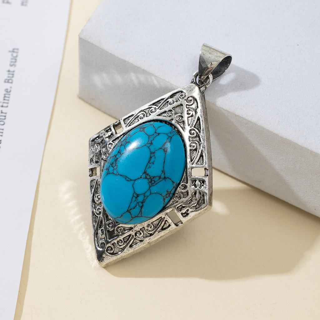 Летний цвет ракушки Подвеска Ромб Кружевная подвеска 49x34мм Для изготовления ювелирных изделий DIY Ожерелье Браслет Серьги Аксессуар