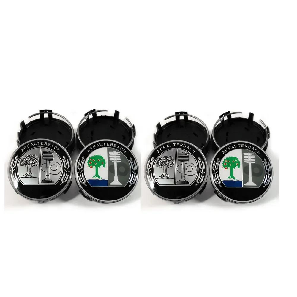 For AFFALTERBACH Wheel Cap 4pcs 75mm AMG Hub Cap Rims Sticker Fit for Mercedes Benz W212 W177 W463 W205 CLA Hub Center Cover DD1