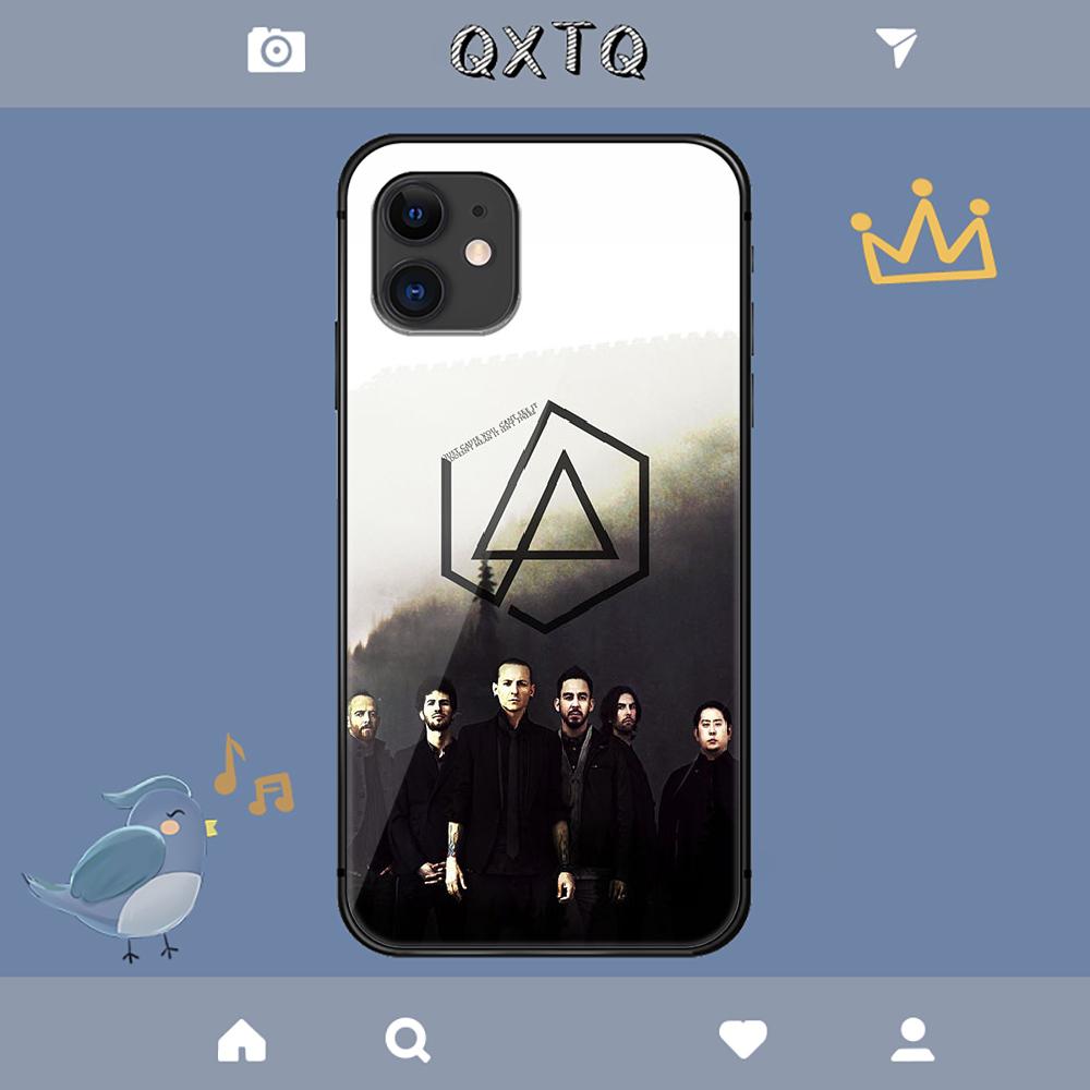 Чехол для группы Linkin Rock Park для iPhone Samsung Galaxy Redmi Note S 17 16 15 14 13 20 24 25 54 Pro Max Ultra Fe Чехол из закаленного стекла