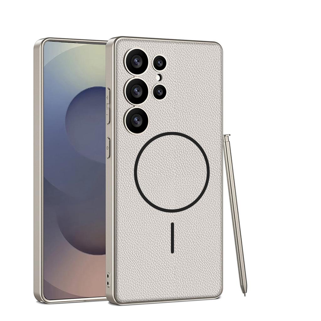 Премиальный чехол для мобильного телефона Samsung S25Ultra Тонкий Круглый Магнитный Magsafes25Ultra Беспроводная зарядка Япония и Южная Корея