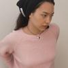 EcommaE MINI KNIT SCARF (BLACK)