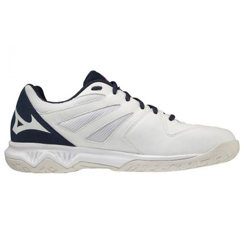 Mizuno thunder blade 3 unisex low-top volleyball training shoes white blue pink V1GA217014