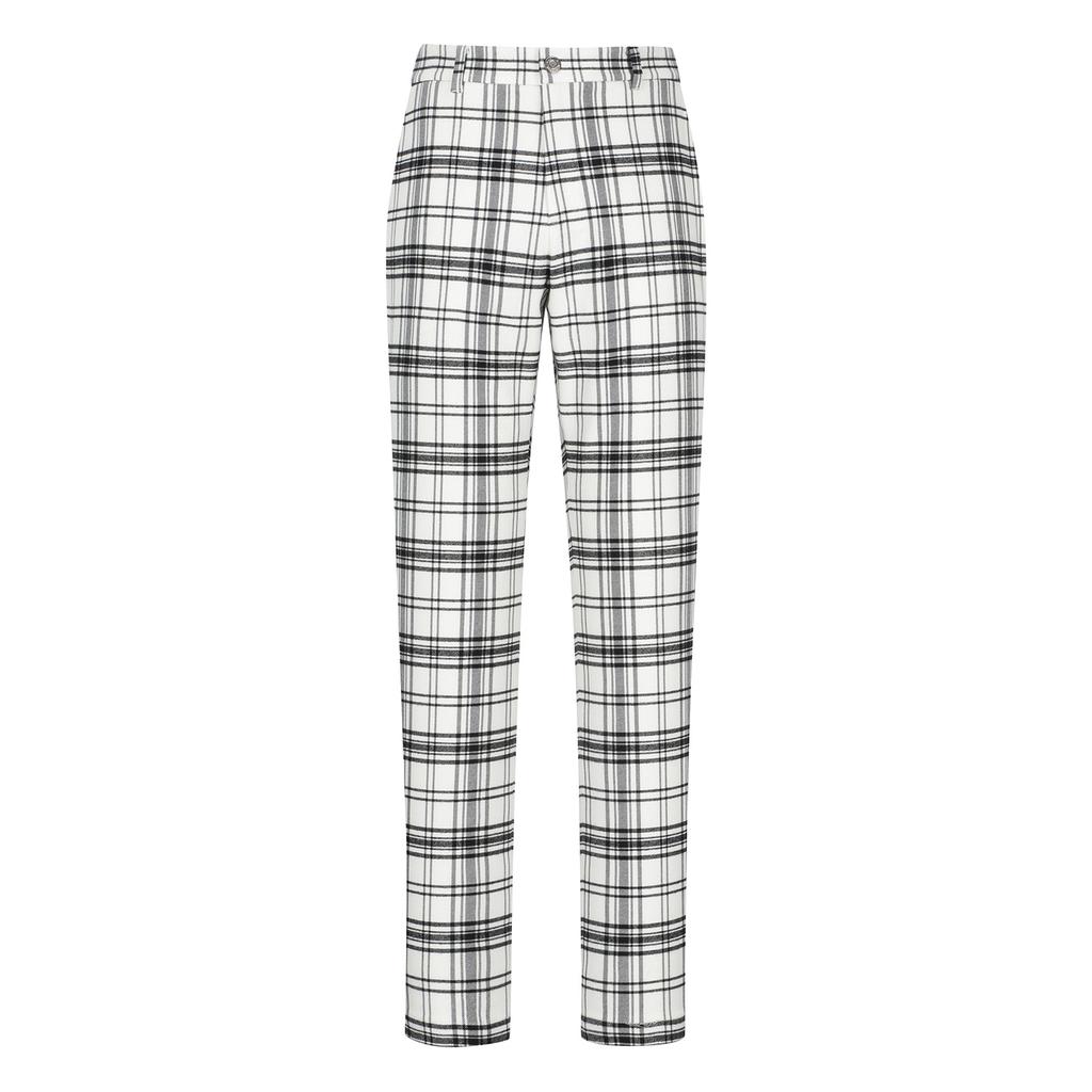 MARTINE GOLF Check Pattern Pants_Black (Men)