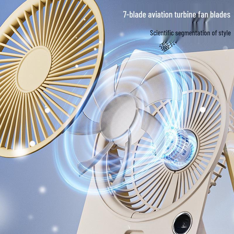 USB Mini Desktop Vertical Stand Fan for Dorms and Offices