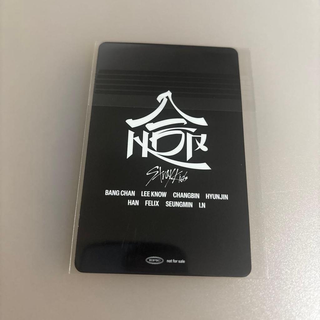 [USED] StrayKids Stray Kids HOP SonicMyu Bonus Trading Card Seungmin