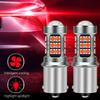 Super Bright 1156 P21W 1157 7440 7443 LED Brake Light Bulbs with Aluminum Body, 27 Pcs 3030 SMD for Car Tail Stop Lights