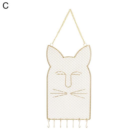 Настенный держатель для сережек, настенный органайзер для ювелирных изделий, простая установка, многоцелевая подвесная стойка для ювелирных изделий с крючками