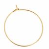100Pcs Gold/Silver Color Steel Circle Earring Loops Earring Hoop Rings  Earrings Pendant