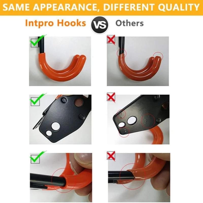 Крючки из прочного металла, настенные крючки для органайзера в гараже, крючки для велосипедов, настенные нескользящие крючки для хранения, садовый инструмент для хранения