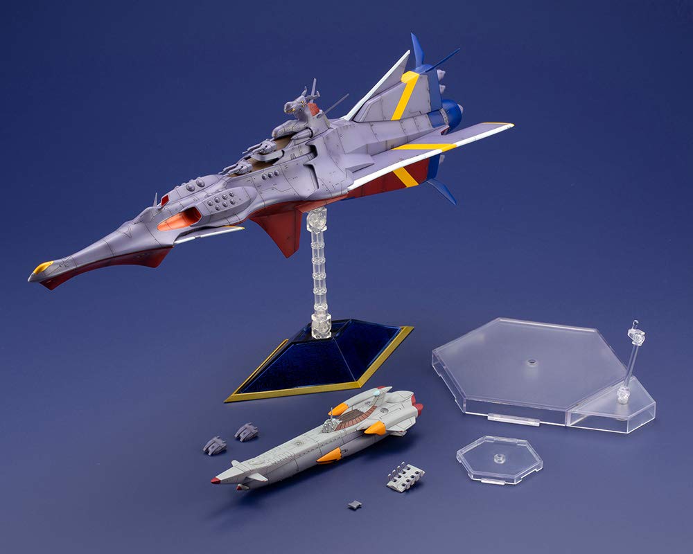 Nadia: The Secret of Blue Water N-Nautilus with Nautilus DX Set, Total Length Approx. 333mm, 11000 Scale Plastic Model, KP547