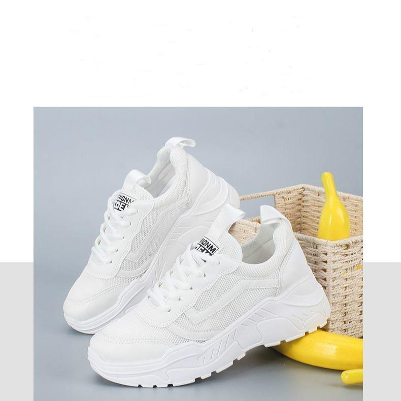 Women's Summer White Mesh Sneakers