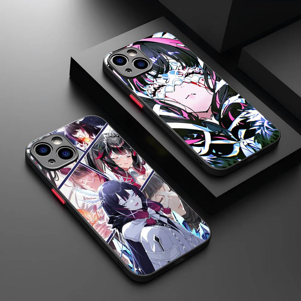 Genshin Impact Columbina For IPhone 11 12 13 14 15 16 Pro Max Plus Matte Translucent Phone Cover